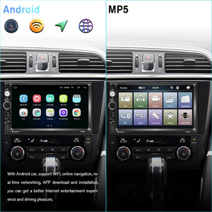 AMPrime Universal 2 din Car Multimedia Player Autoradio 2din Stereo 7" Touch Screen Video MP5 Player Auto Radio Backup Camera