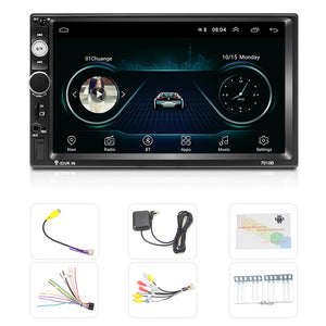 AMPrime Universal 2 din Car Multimedia Player Autoradio 2din Stereo 7" Touch Screen Video MP5 Player Auto Radio Backup Camera