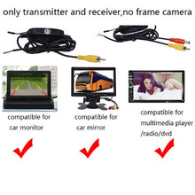 Load image into Gallery viewer, Wireless Night Vision IR Rear View camera EU License Plate Frame Car Reverse Camera waterproof Back Up Camera for monitor gps
