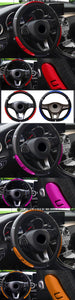 Car Steering Wheel Covers 100% Brand New Reflective Faux Leather  Elastic China Dragon Design Auto Steering Wheel Protector