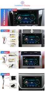 Podofo 2 din Car Radio 2.5D GPS Android Multimedia Player Universal 7" audio Navigation For Volkswagen Nissan Hyundai Kia Toyota