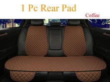 Load image into Gallery viewer, Large Size Flax Car Seat Cover Protector Linen Front or Rear Seat Back Cushion Pad Mat Backrest for Auto Interior Truck Suv Van
