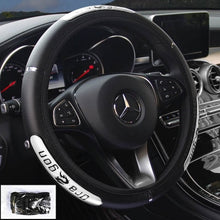 Load image into Gallery viewer, Car Steering Wheel Covers 100% Brand New Reflective Faux Leather  Elastic China Dragon Design Auto Steering Wheel Protector
