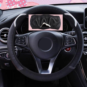 LEEPEE Cute Cartoon Cat Ear Steering Wheel Cover Universal Car-styling Car Steering-Wheel Handle Covers Auto Decoration