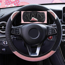 Load image into Gallery viewer, LEEPEE Cute Cartoon Cat Ear Steering Wheel Cover Universal Car-styling Car Steering-Wheel Handle Covers Auto Decoration
