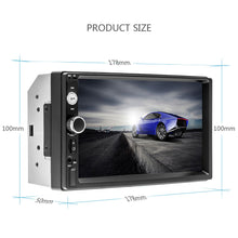 Load image into Gallery viewer, Podofo 2 din Car Radio 7&quot; HD Autoradio Multimedia Player 2DIN Touch Screen Auto audio Car Stereo MP5 Bluetooth USB TF FM Camera
