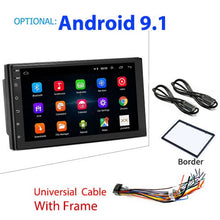 Load image into Gallery viewer, Podofo 2 din Car Radio 2.5D GPS Android Multimedia Player Universal 7&quot; audio Navigation For Volkswagen Nissan Hyundai Kia Toyota
