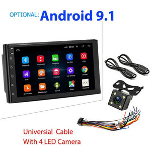 Podofo 2 din Car Radio 2.5D GPS Android Multimedia Player Universal 7" audio Navigation For Volkswagen Nissan Hyundai Kia Toyota