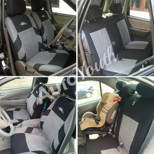 Load image into Gallery viewer, AUTOYOUTH Brand Embroidery Car Seat Covers Set Universal Fit Most Cars Covers with Tire Track Detail Styling Car Seat Protector
