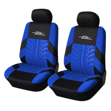 Load image into Gallery viewer, AUTOYOUTH Brand Embroidery Car Seat Covers Set Universal Fit Most Cars Covers with Tire Track Detail Styling Car Seat Protector
