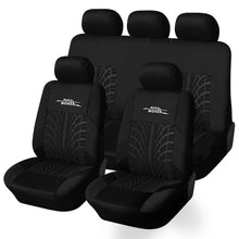 Load image into Gallery viewer, AUTOYOUTH Brand Embroidery Car Seat Covers Set Universal Fit Most Cars Covers with Tire Track Detail Styling Car Seat Protector
