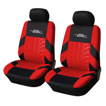 Load image into Gallery viewer, AUTOYOUTH Brand Embroidery Car Seat Covers Set Universal Fit Most Cars Covers with Tire Track Detail Styling Car Seat Protector
