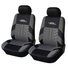 Load image into Gallery viewer, AUTOYOUTH Brand Embroidery Car Seat Covers Set Universal Fit Most Cars Covers with Tire Track Detail Styling Car Seat Protector
