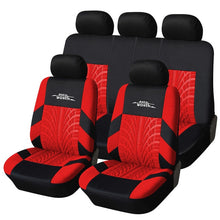 Load image into Gallery viewer, AUTOYOUTH Brand Embroidery Car Seat Covers Set Universal Fit Most Cars Covers with Tire Track Detail Styling Car Seat Protector
