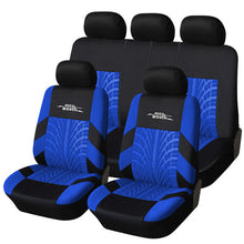 Load image into Gallery viewer, AUTOYOUTH Brand Embroidery Car Seat Covers Set Universal Fit Most Cars Covers with Tire Track Detail Styling Car Seat Protector
