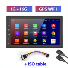 Load image into Gallery viewer, Podofo 2 Din Android Car Radio GPS Bluetooth Audio Stereo WIFI USB FM 2Din Auto Autoradio For VW Nissan Hyundai toyota CR-V KIA
