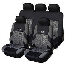 Load image into Gallery viewer, 7PCS Track Detail Style Car Seat Covers Set Polyester Fabric Universal Fits Most Cars Covers Car Seat Protector
